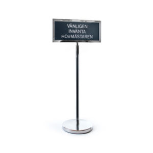 Informationsskylt / Hovmästarskylt